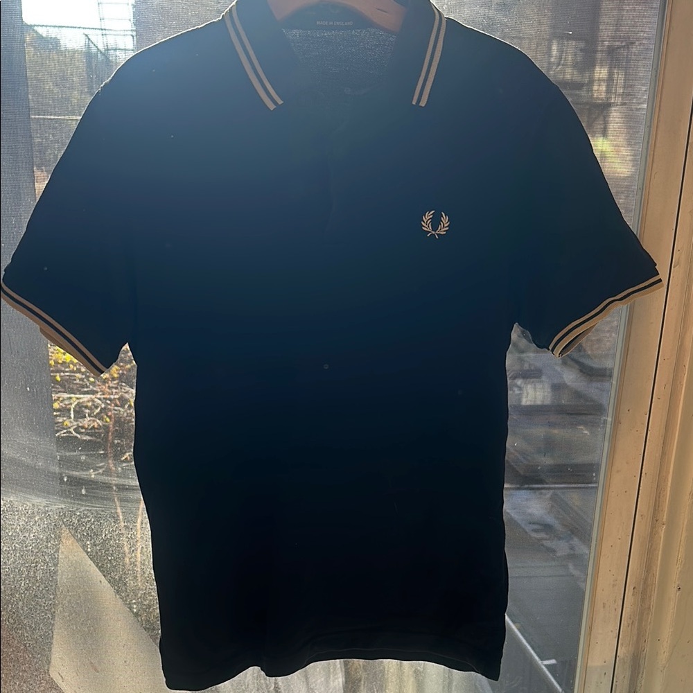 Fred Perry Black Polo Shirt